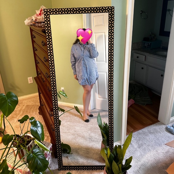 Striped Button Down Shirt Dress - Picture 6 of 7